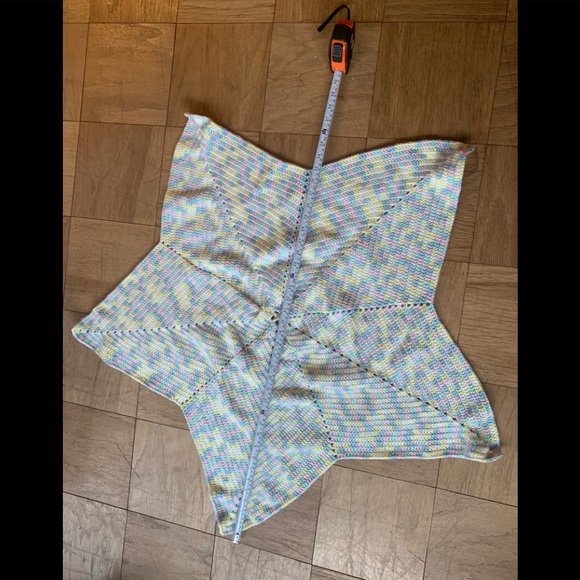 Star-Shaped Baby Afghan. Handmade with Love!!! - Picture 2 of 4
